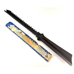 Vintage Quikut Carve & Serve Fork Tip Knife‎ Stainless Double Edge Serrated USA